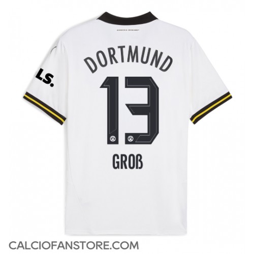 Maglia Calcio Borussia Dortmund Pascal Gross #13 Terza Divisa 2024-25 Manica Corta